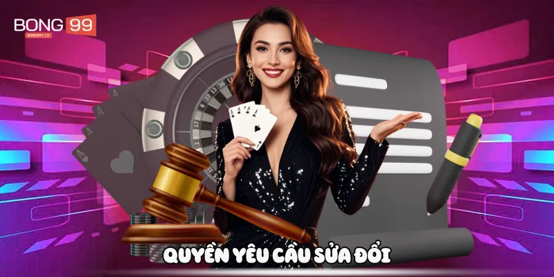 Quyền yêu cầu sửa đổi