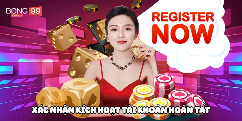 Xác nhận kích hoạt tài khoản hoàn tất